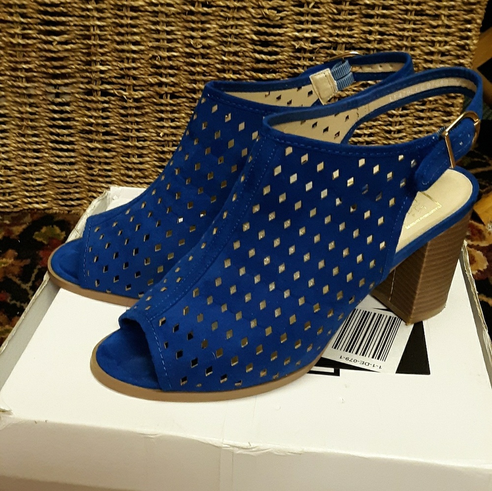 Simply Be Cobalt Blue Sandals